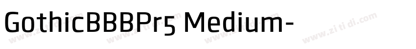 GothicBBBPr5 Medium字体转换